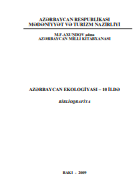 Azərbaycan ekologiyası - 10 ildə: biblioqrafiya